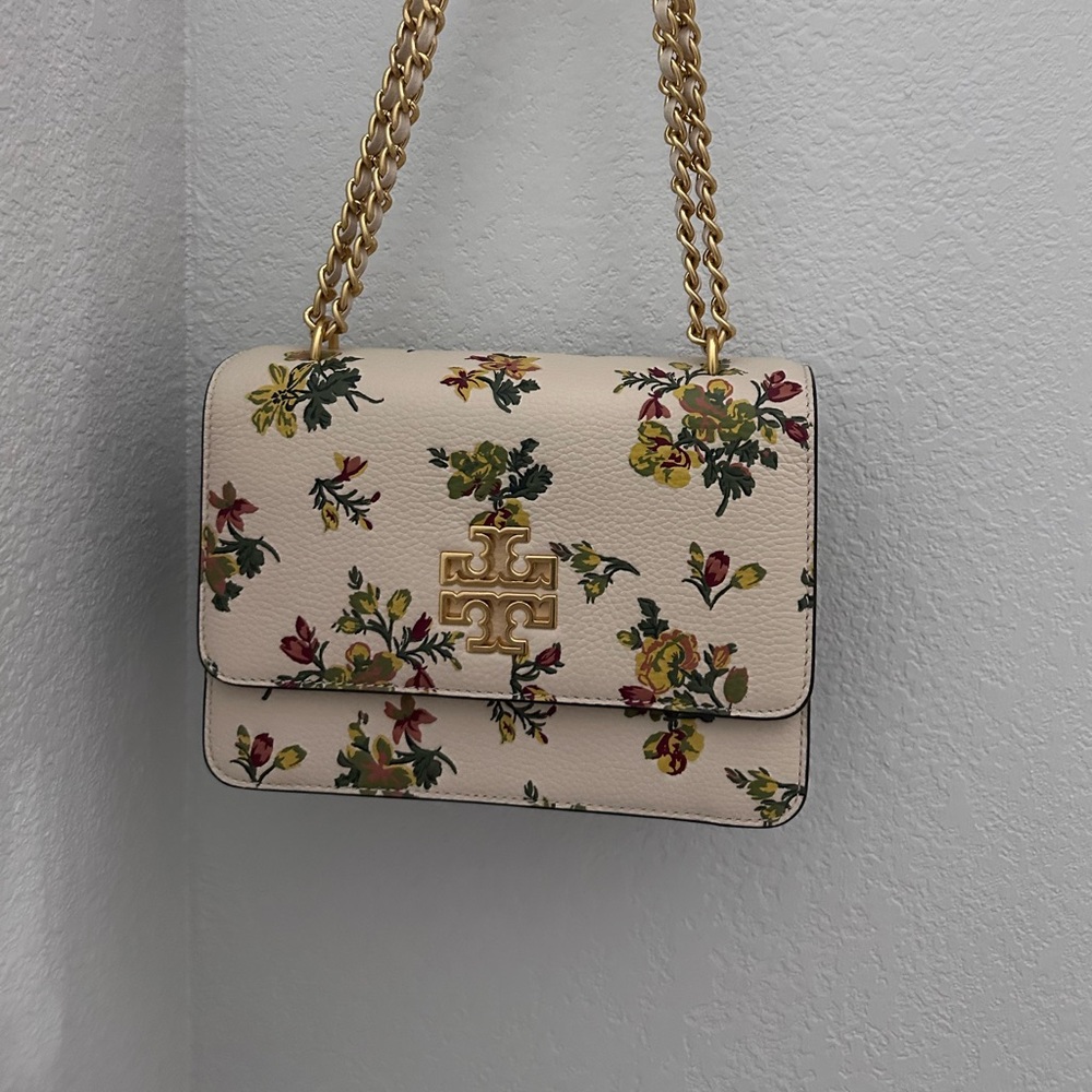Tory Burch Britten Floral Shoulder Bag